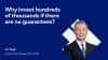 Igor Buglo. Why invest hundreds of thousands if there are no guarantees